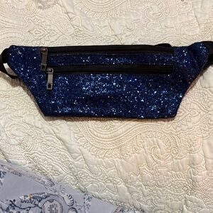 Sparkly Blue Fanny Pack